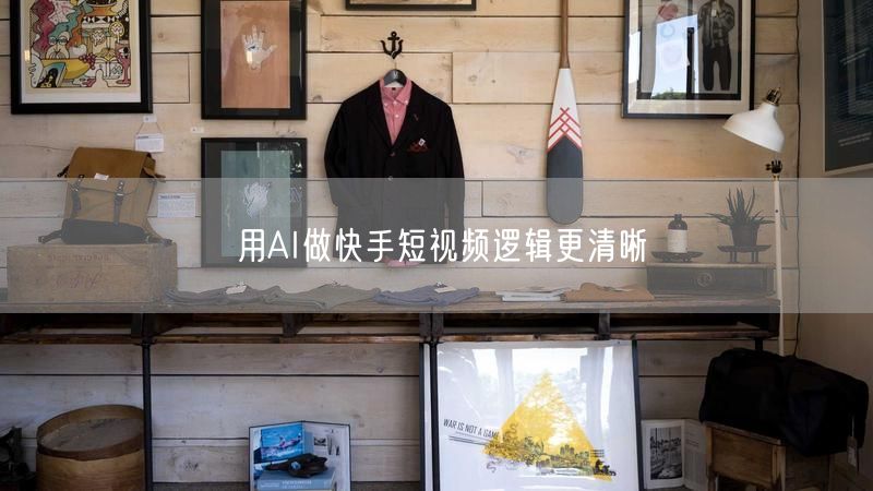 用AI做快手短视频逻辑更清晰